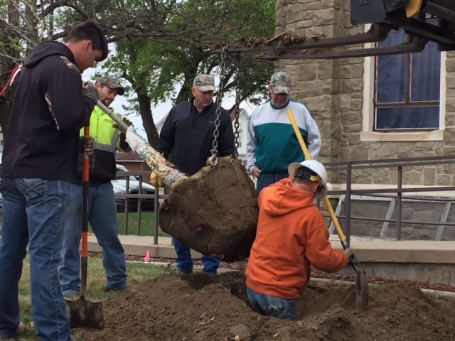 Arbor Day 4/21/17 Community Building Tree Planting