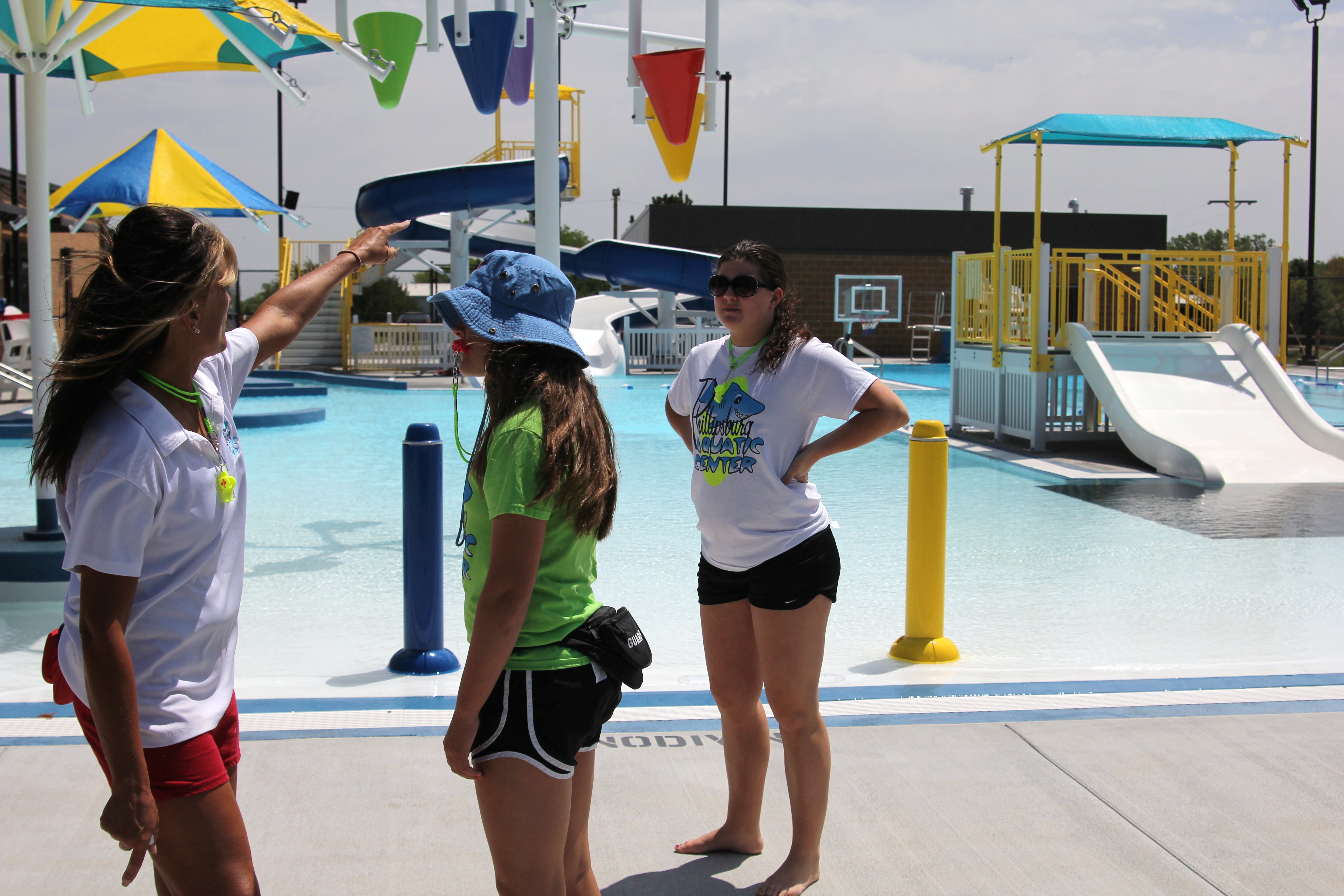 Lifeguards getting ready for opening day