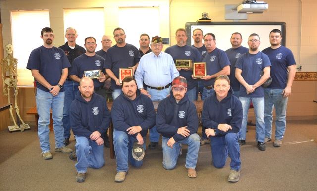 City of Phillipsburg & Phillips County Rural Fire District #1 Firemen with VFW Post #8873 Chairman JT Plummer